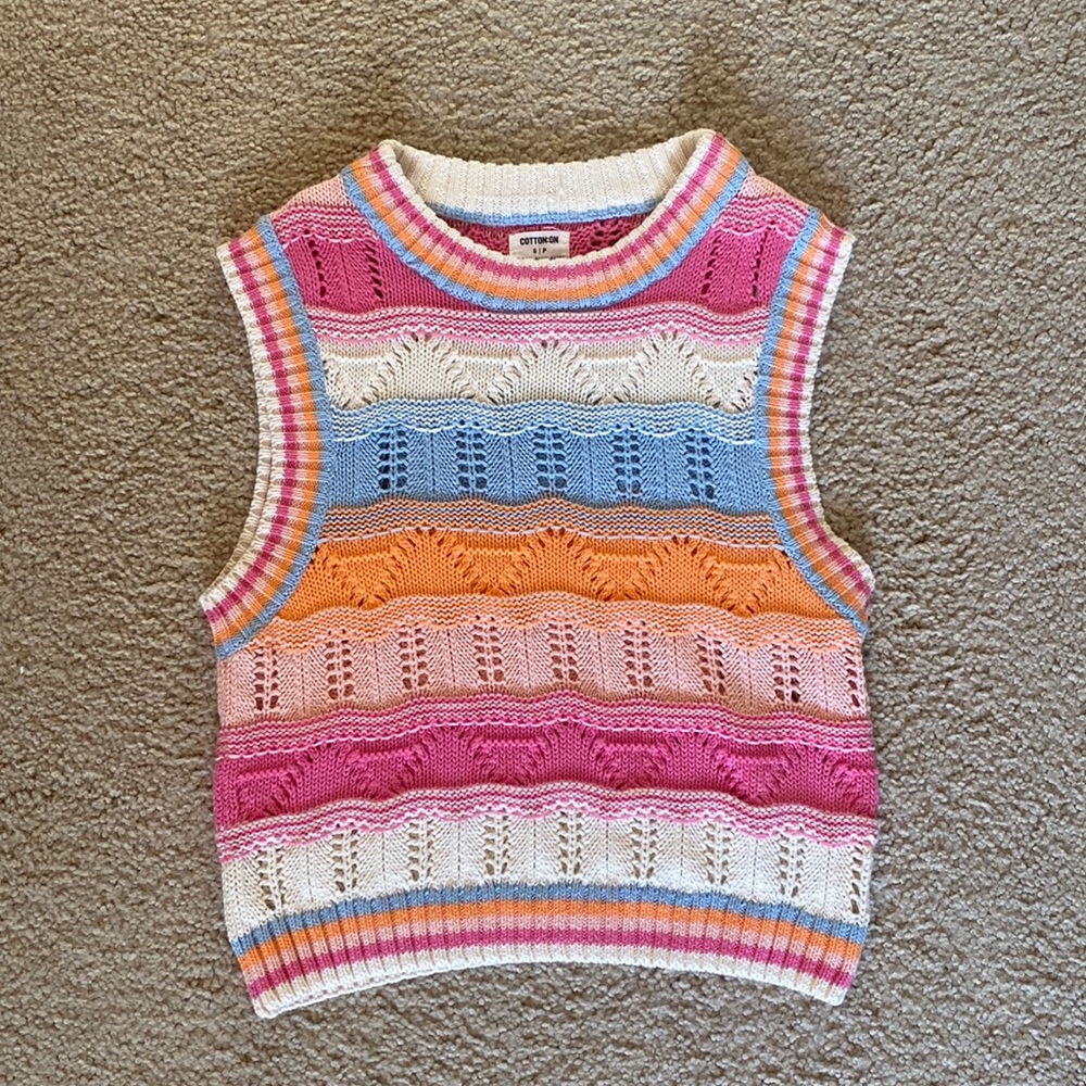 COTTON:ON crochet vest